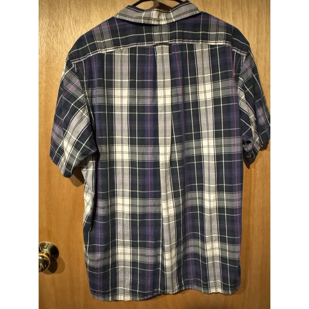Polo Ralph Lauren Large Plaid Short Sleeve Button Down (Z1)